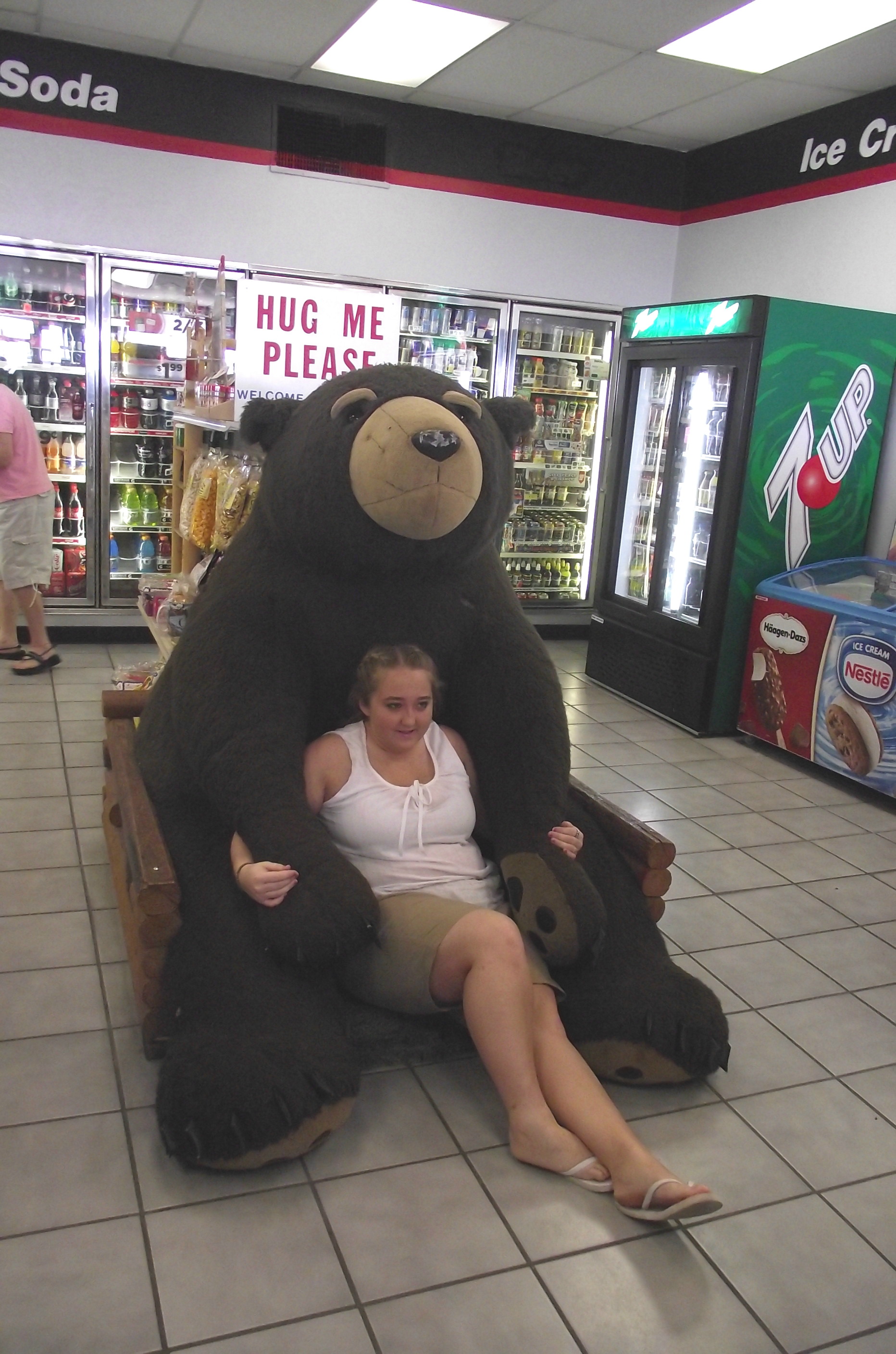 Heather with Bear