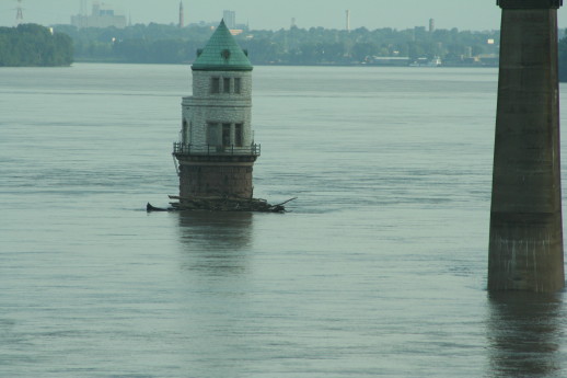 Lighthouse as we crossed the Mississippi