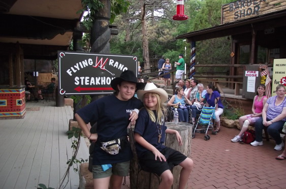 Mariah and Lizzie at Flying W Ranch