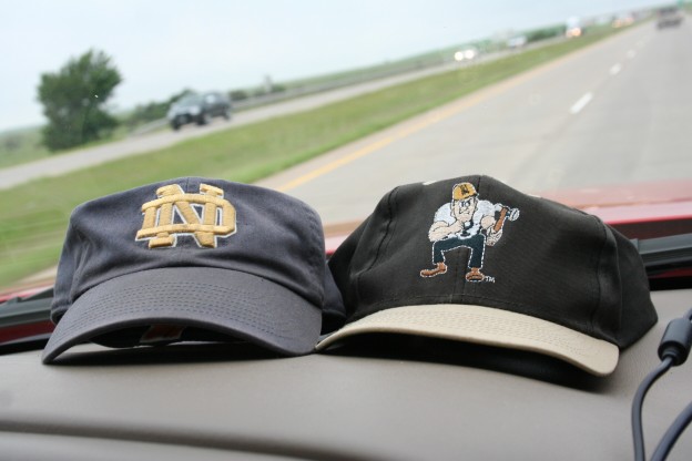 Notre Dame Cap & Purdue Cap