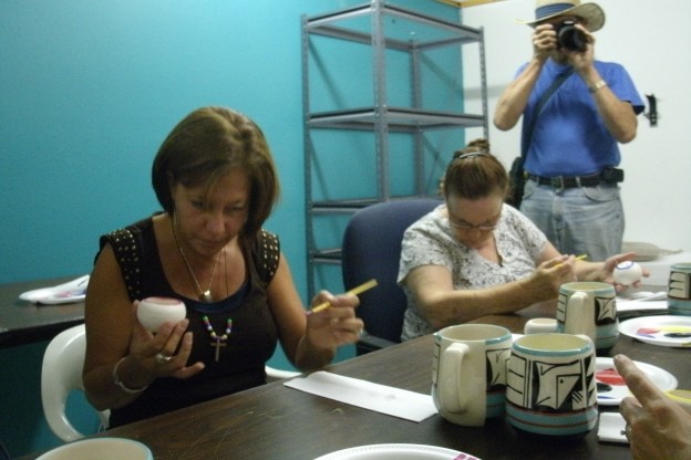 Painting Pottery