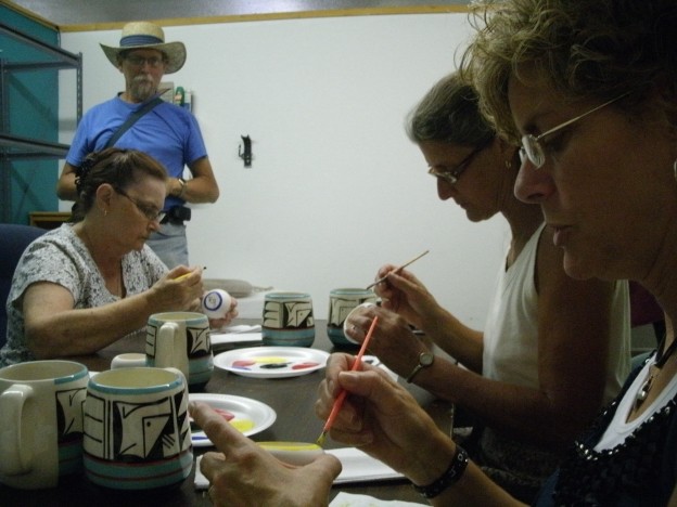 Painting Pottery