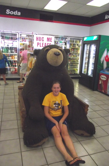 Sarah with Bear