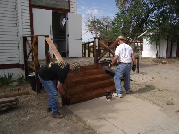 Steve and Jack Staining Steps