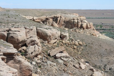 Rock Formation Returning From Four Corners