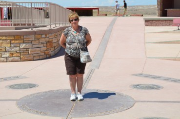 Roberta Standing at the 4 Corners