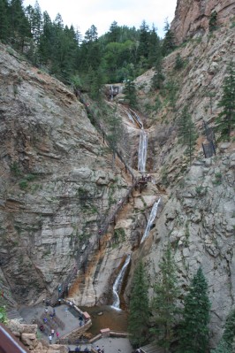 Seven Falls at Daytime