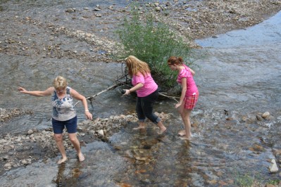 Wading in the Cool Water