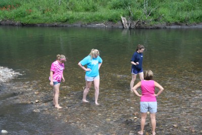 Wading in the Cool Water