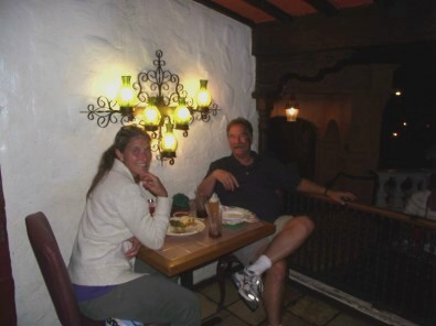 Deb & Randy Eating at Casa Bonita