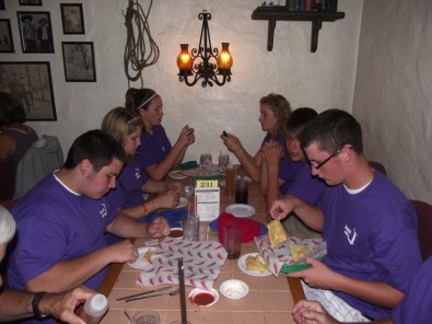 Eating at Casa Bonita