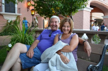 Connie & Jim Relaxing After Supper