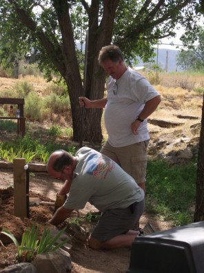 Keith & Randy Install Final Sprinkler Input