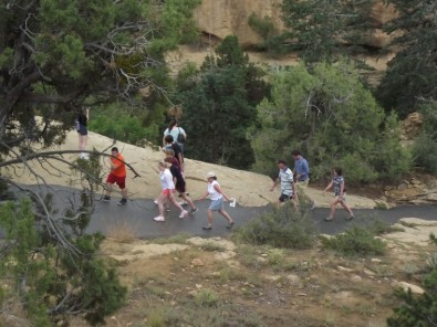 The Trail up from Spruce Tree House