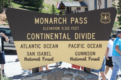 Monarch Pass Sign