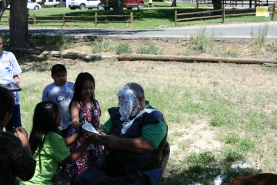 Child Throws Pie at Pastor Paul