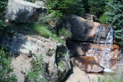 Pikes Peak Scene, Waterfall