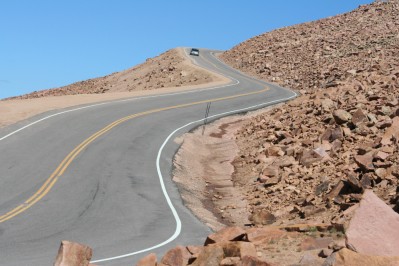 Part of the Road to the Top of Pikes Peak