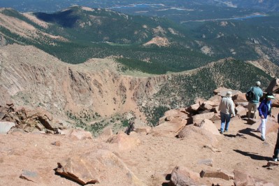 View from Atop Pikes Peak