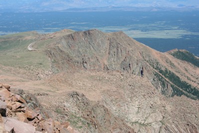 View from Atop Pikes Peak