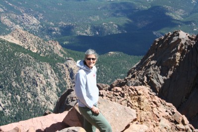 Deb Beehler from Atop Pikes Peak