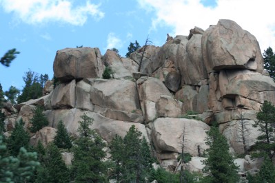 Scene Decending Pikes Peak