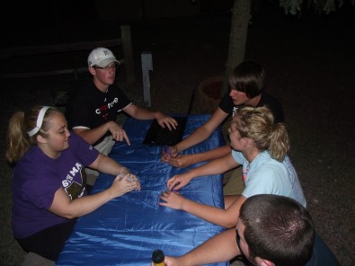 Youth Playing Cards