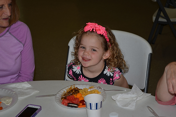 Child Eating Lunch