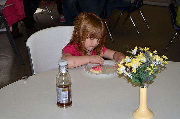 Child Eating Lunch