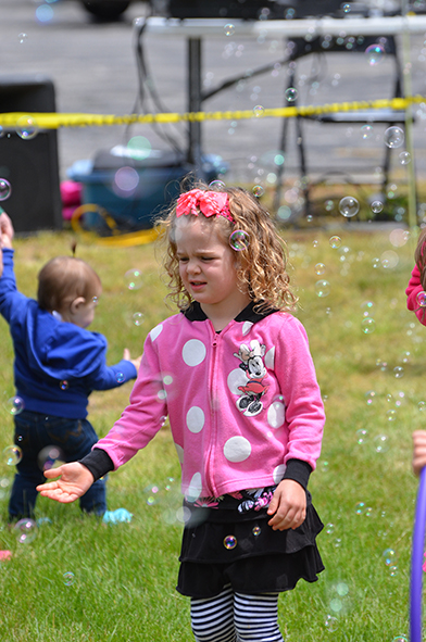 Child at Bubble Time