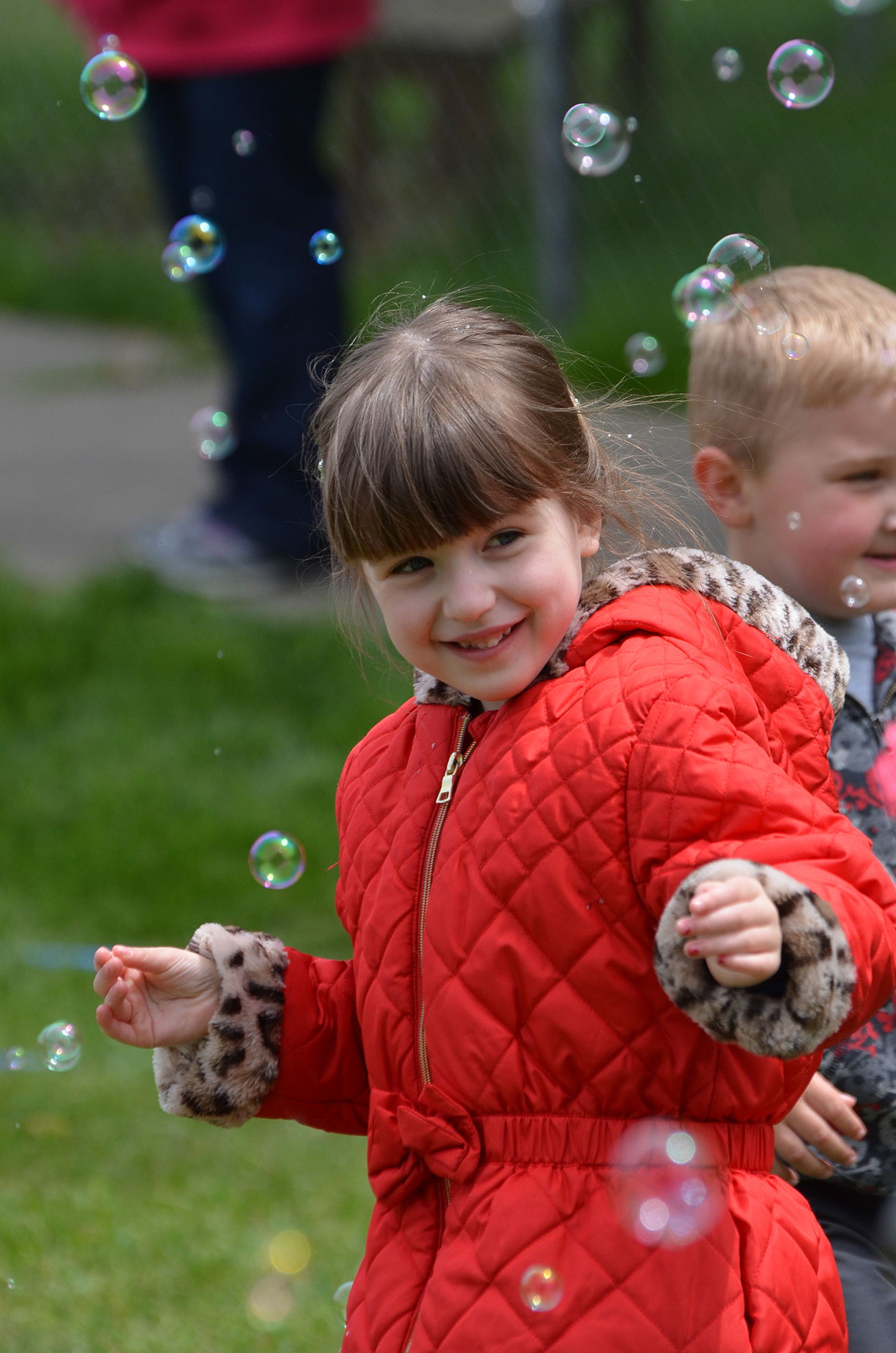 Child at Bubble Time