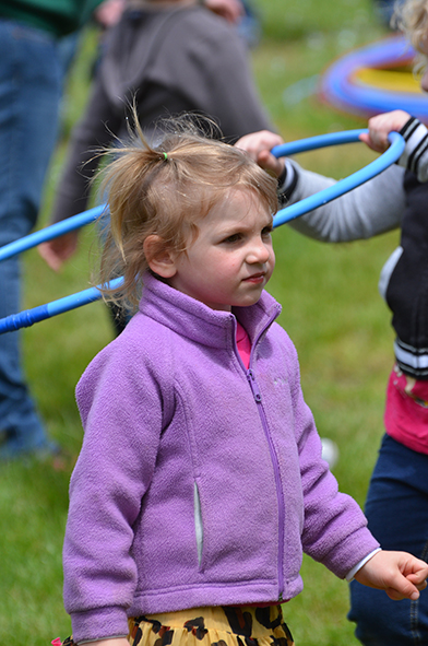 Child at Bubble Time