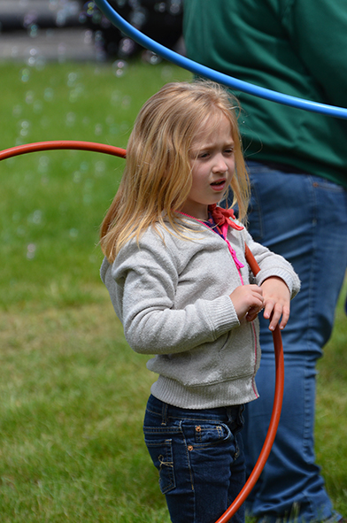 Child at Bubble Time