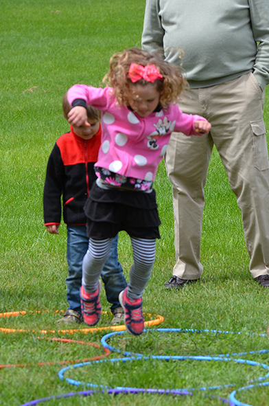 Child at Bubble Time