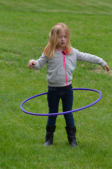 Child at Bubble Time