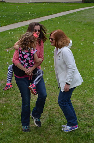 Child at Bubble Time