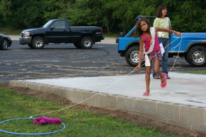 Girl Throwing Lasso