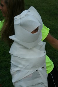 Boy Wrapped as a Mummy