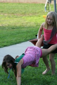 Human Wheelbarrow Race