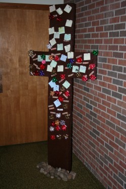 Children Placing Bows on the Cross