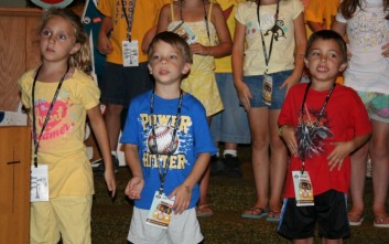 Children Practice Singing