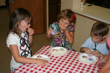 Children Decorating Cookies
