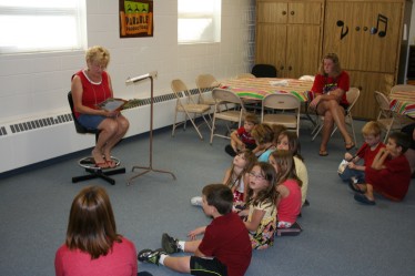 Lana at Story Time