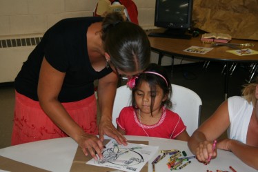 Children Working on Crafts