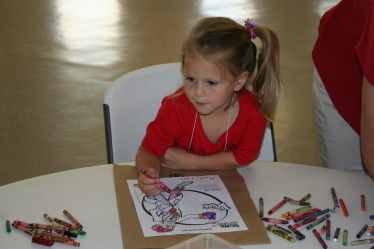 Children Working on Crafts