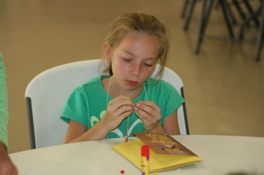 Child Working on Craft