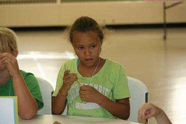 Child Working on Craft