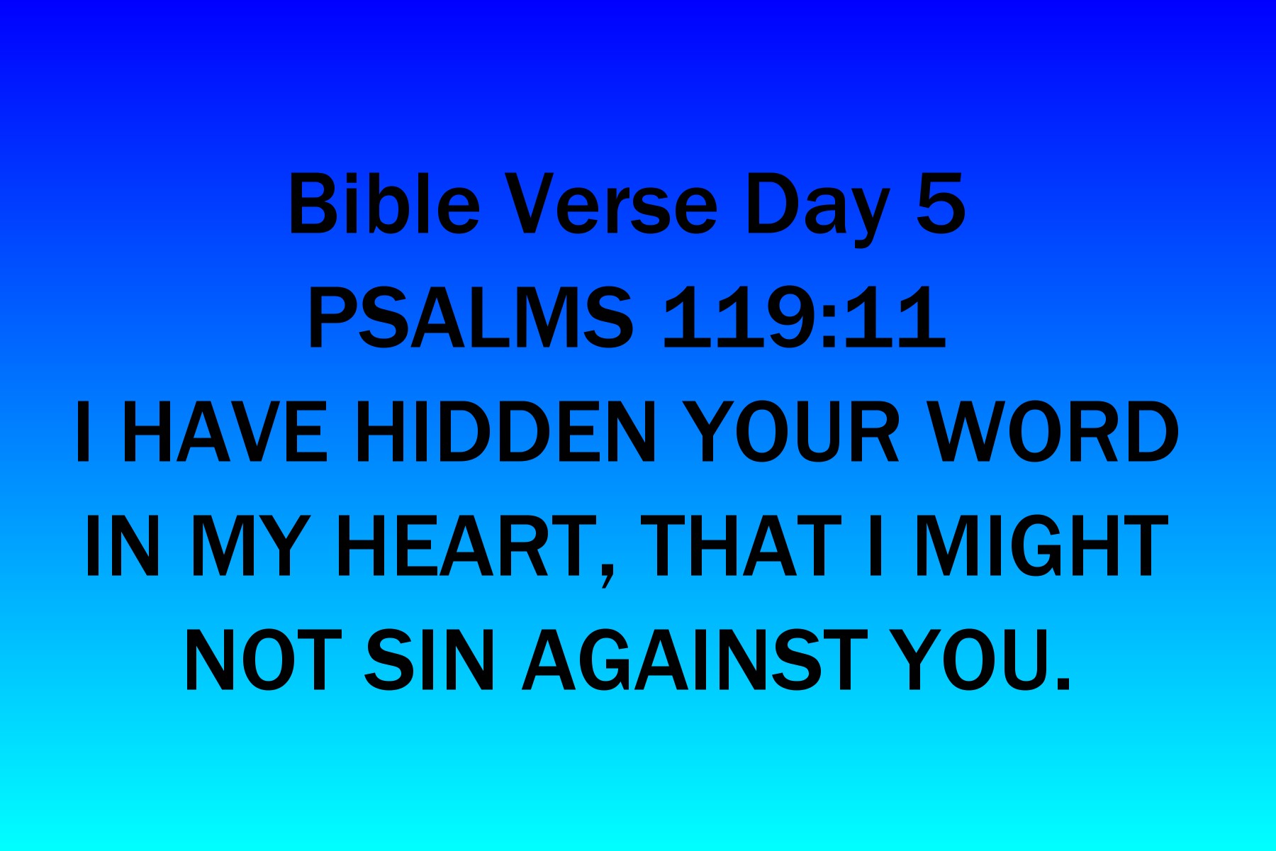 Bible Verse, Psalms 119:11