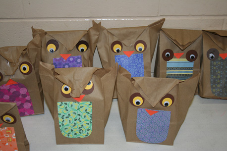Owl "Popcorn Pal Bags"
