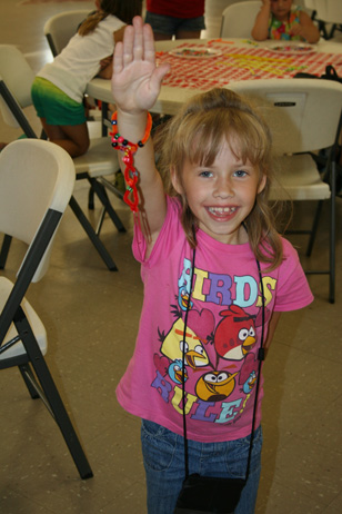 Child with Bracelet/Bookmark